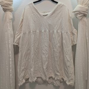 Molly's white blouse